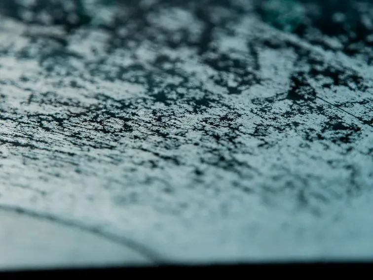 A windscreen being cut out
